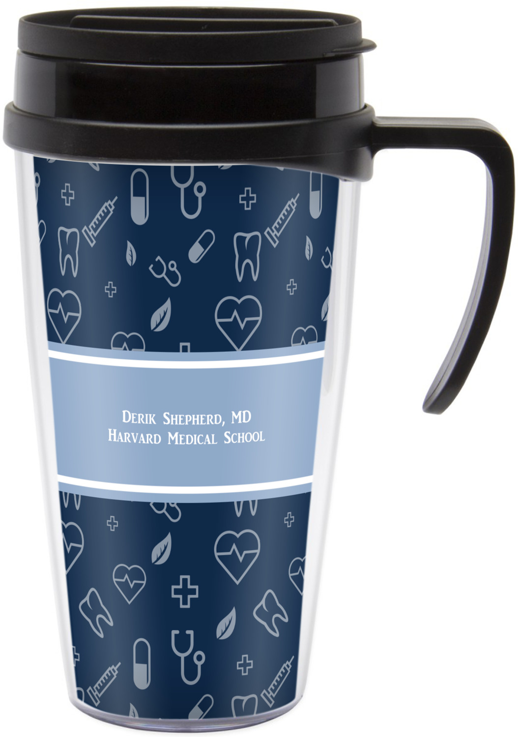 Medical Doctor Travel Mug with Handle (Personalized) - YouCustomizeIt