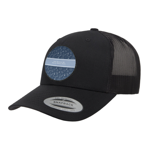 Custom Medical Doctor Trucker Hat - Black (Personalized)