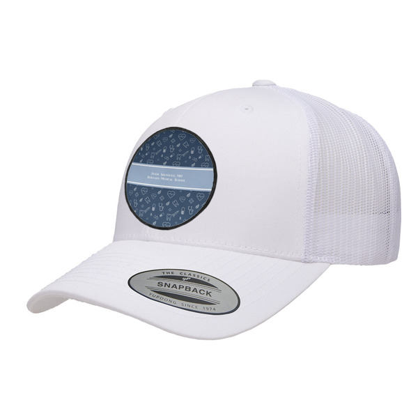 Custom Medical Doctor Trucker Hat - White (Personalized)