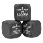 Medical Doctor Whiskey Stone Set - Set of 3 (Personalized)