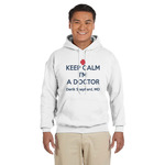 Medical Doctor Hoodie - White - Large (Personalized)