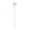 Medical Doctor White Plastic 5.5" Stir Stick - Round - Single Stick