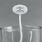 Medical Doctor White Plastic 7" Stir Stick - Oval - Main