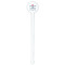 Medical Doctor White Plastic 7" Stir Stick - Round - Single Stick