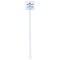 Medical Doctor White Plastic Stir Stick - Double Sided - Square - Single Stick