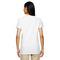 Medical Doctor White V-Neck T-Shirt on Model - Back