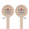 Medical Doctor Wooden 6" Stir Stick - Round - Double Sided - Front & Back