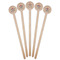 Medical Doctor Wooden 7.5" Stir Stick - Round - Fan View