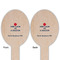 Medical Doctor Wooden Food Pick - Oval - Double Sided - Front & Back