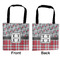 Red & Gray Dots and Plaid Car Bag - Apvl