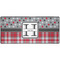 Red & Gray Dots and Plaid Large Gaming Mats - APPROVAL