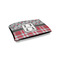 Red & Gray Dots and Plaid Outdoor Dog Beds - Small - MAIN