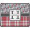 Red & Gray Dots and Plaid Small Gaming Mats - APPROVAL