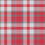 Red & Gray Dots and Plaid Wallpaper & Surface Covering (Peel & Stick 24"x 24" Sample)