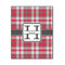 Red & Gray Plaid 11x14 Wood Print - Front View