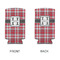 Red & Gray Plaid 12oz Tall Can Sleeve - APPROVAL