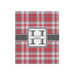 Red & Gray Plaid Poster - Matte - 20x24 (Personalized)