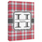 Red & Gray Plaid 20x30 - Canvas Print - Angled View