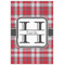 Red & Gray Plaid 20x30 - Canvas Print - Front View