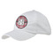 Red & Gray Plaid Baseball Cap - White (Personalized)