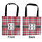 Red & Gray Plaid Car Bag - Apvl