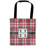 Red & Gray Plaid Auto Back Seat Organizer Bag (Personalized)