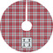 Red & Gray Plaid Tree Skirt