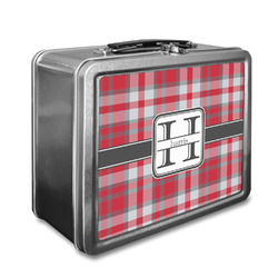 Plain Metal Dome Lunch Box - Silver