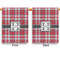 Red & Gray Plaid House Flags - Double Sided - APPROVAL