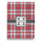 Red & Gray Plaid House Flags - Double Sided - FRONT