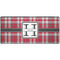 Red & Gray Plaid Large Gaming Mats - APPROVAL