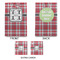 Red & Gray Plaid Large Gift Bag - Approval