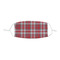 Red & Gray Plaid Mask1 Kids Small