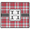 Red & Gray Plaid Medium Gaming Mats - APPROVAL