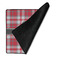 Red & Gray Plaid Medium Gaming Mats - FRONT W/FOLD