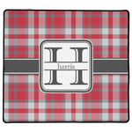 Red & Gray Plaid XL Gaming Mouse Pad - 18" x 16" (Personalized)