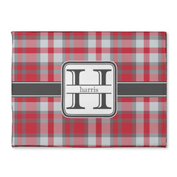 Red & Gray Plaid Microfiber Screen Cleaner (Personalized)