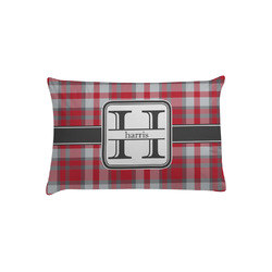 Red & Gray Plaid Pillow Case - Toddler (Personalized)