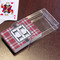 Red & Gray Plaid Playing Cards - In Package