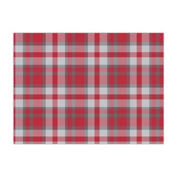 Red & Gray Plaid Large Tissue Papers Sheets - Heavyweight