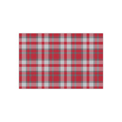 Red & Gray Plaid Small Tissue Papers Sheets - Heavyweight