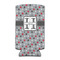 Red & Gray Polka Dots 12oz Tall Can Sleeve - Set of 4 - FRONT