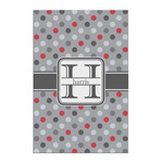 Red & Gray Polka Dots Posters - Matte - 20x30 (Personalized)