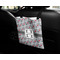 Red & Gray Polka Dots Car Bag - In Use