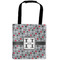 Red & Gray Polka Dots Car Bag - Main