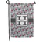 Red & Gray Polka Dots Garden Flag & Garden Pole