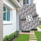 Red & Gray Polka Dots House Flags - Single Sided - LIFESTYLE