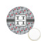 Red & Gray Polka Dots Icing Circle - XSmall - Front