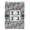 Red & Gray Polka Dots Jewelry Gift Bag - Matte - Front