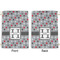 Red & Gray Polka Dots Large Laundry Bag - Front & Back View